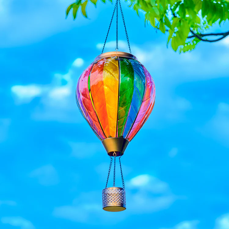 SEREINEX® Hot Air Balloon Solar Lantern With Flame Effect