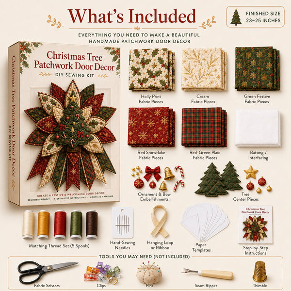 Sereinex™ StitchJoy Christmas Door Hanging Kit