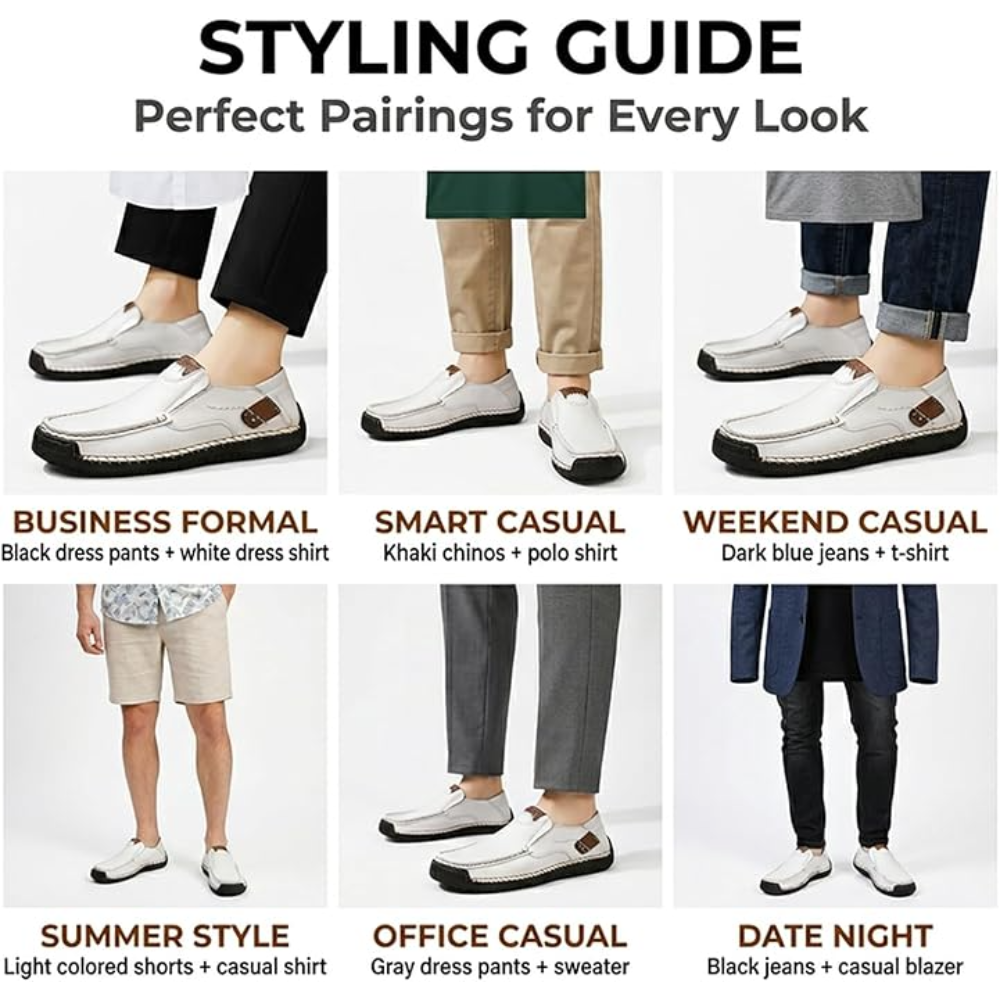 SEREINEX® FlexEase Loafers - Arctic White