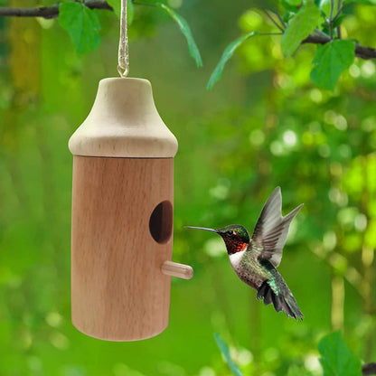 SEREINEX® Wooden Hummingbird House (Set 3 Pcs)