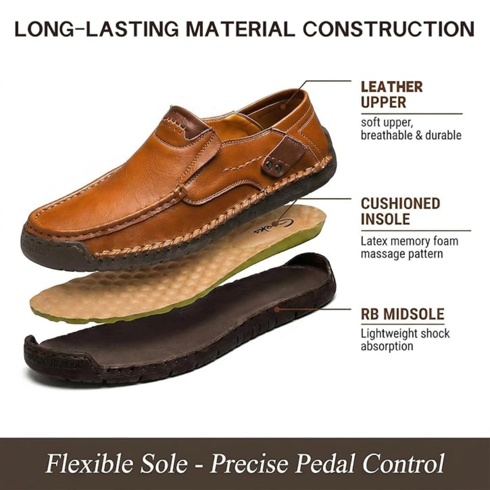 SEREINEX® FlexEase Loafers - Walnut Brown
