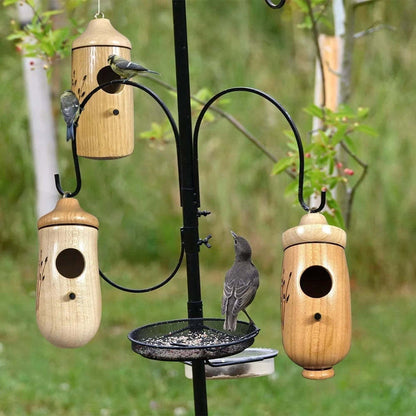 SEREINEX® Wooden Hummingbird House (Set 3 Pcs)