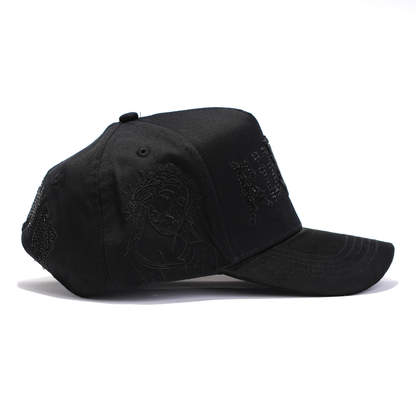 Rude Awakenings – Triple Black Crystals Snapback