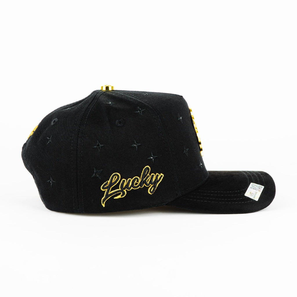 Caps Fans Trebol Gold Black Snapback