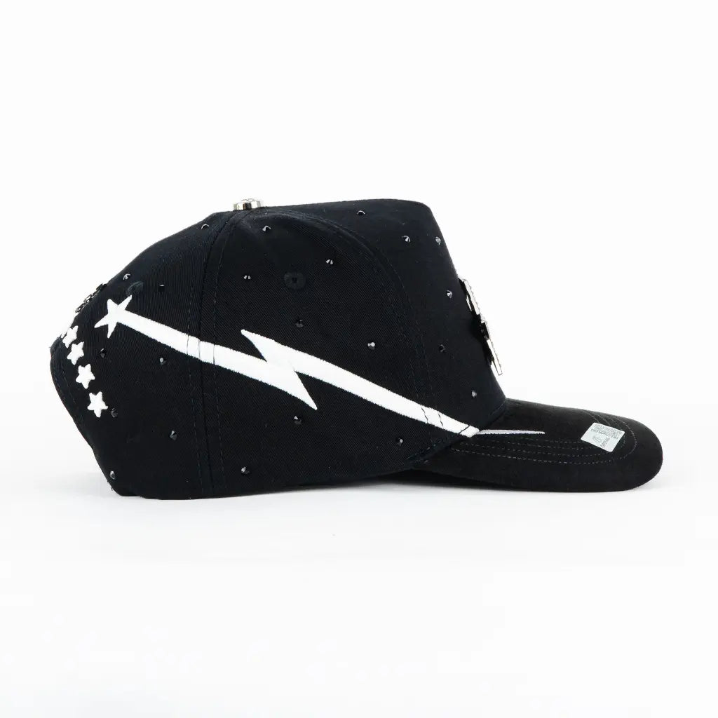 Caps Fans 3 Metal Stars BLK Snapback