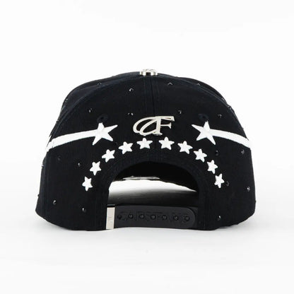 Caps Fans 3 Metal Stars BLK Snapback