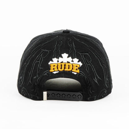 The Rude Awakening Rude Houston X Porfa BLK Snapback