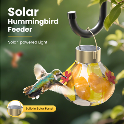 SEREINEX® Solar Hummingbird Feeder with Light