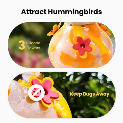 SEREINEX® Solar Hummingbird Feeder with Light