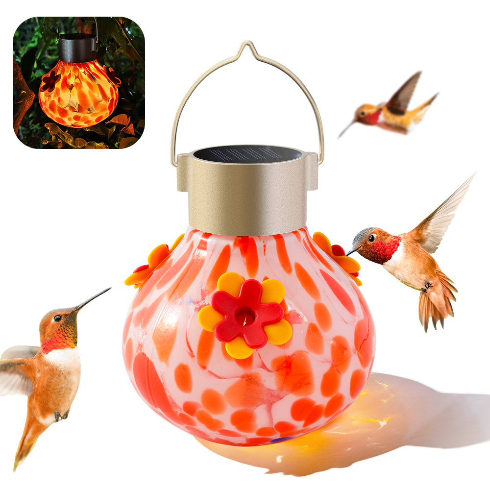 SEREINEX® Solar Hummingbird Feeder with Light