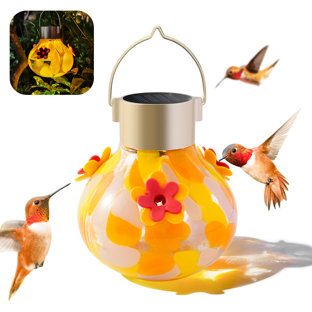 SEREINEX® Solar Hummingbird Feeder with Light