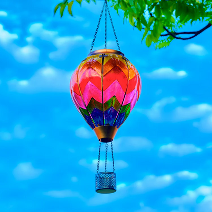 SEREINEX® Hot Air Balloon Solar Lantern With Flame Effect