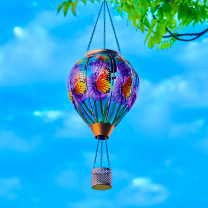 SEREINEX® Hot Air Balloon Solar Lantern With Flame Effect