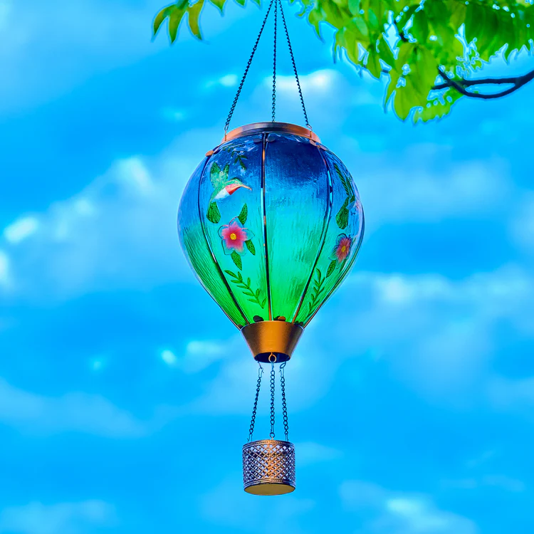 SEREINEX® Hot Air Balloon Solar Lantern With Flame Effect