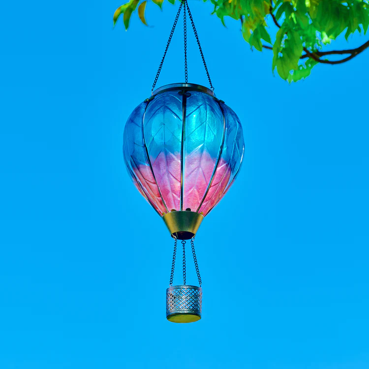 SEREINEX® Hot Air Balloon Solar Lantern With Flame Effect