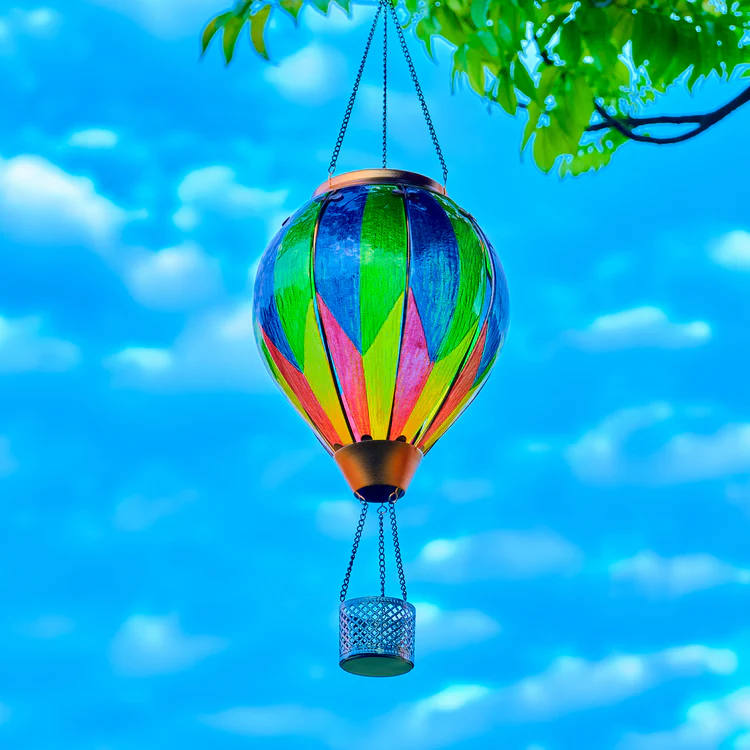 SEREINEX® Hot Air Balloon Solar Lantern With Flame Effect