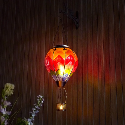 SEREINEX® Hot Air Balloon Solar Lantern With Flame Effect
