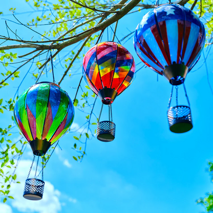 SEREINEX® Hot Air Balloon Solar Lantern With Flame Effect