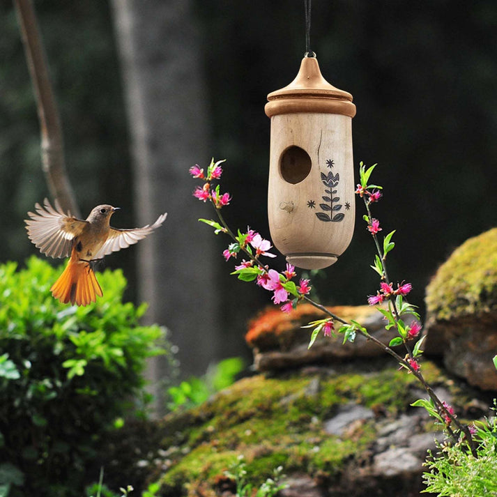 SEREINEX® Wooden Hummingbird House (Set 3 Pcs)