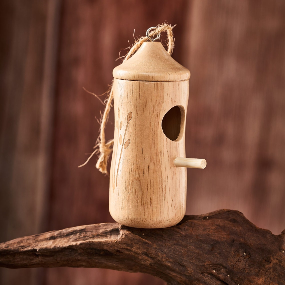 SEREINEX® Wooden Hummingbird House (Set 3 Pcs)