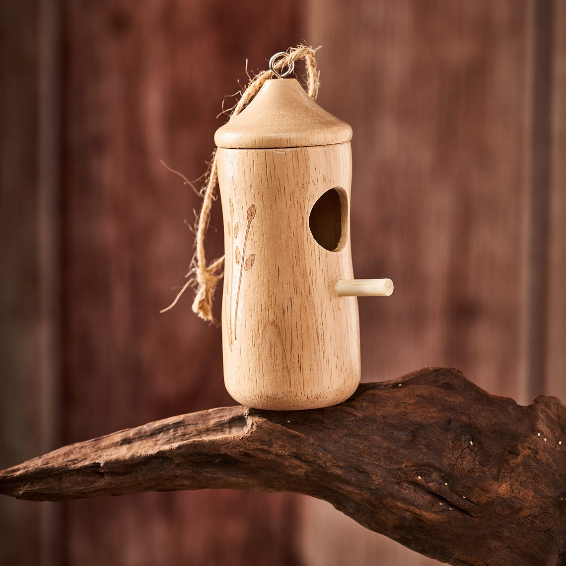 SEREINEX® Wooden Hummingbird House (Set 3 Pcs)