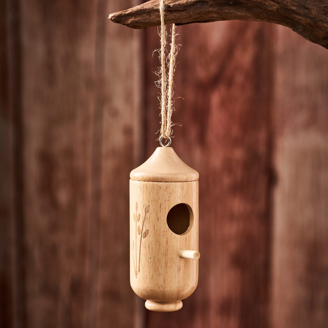 SEREINEX® Wooden Hummingbird House (Set 3 Pcs)